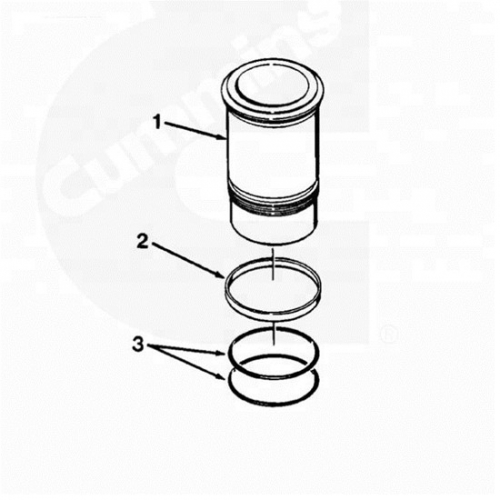 CCEC 3032874 Liner O ring NTA855 engine parts