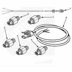 3056350 3408624 4327014 Temperature Switch L10 engine parts