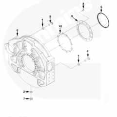 XCEC 3165666 Flywheel Housing QSM11 M11 engine parts