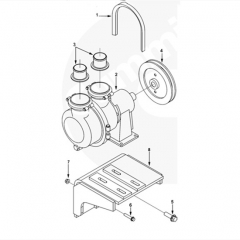 XCEC QSM11 M11 ISM Engine Sea Water Pump Pulley 3010342