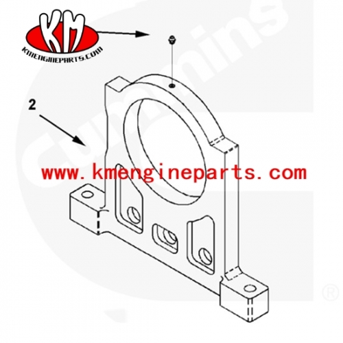 Chongqing 3176012 Front Engine Supply Assembly KTA38 engine parts