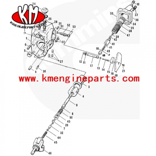 Chongqing nta855 cm2250 vta8 engine parts 70715 Washer Plain Idle Plunger