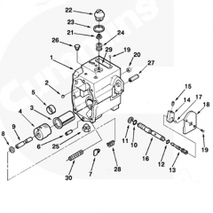 chongqing nta855 n14 engine parts 3076040 Fuel Pump Adjusting Screw