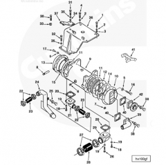 CQ ccec nta855 KTA19 KTA38 engine parts 3050863 Heat Exchanger Socket Head Cap Screw