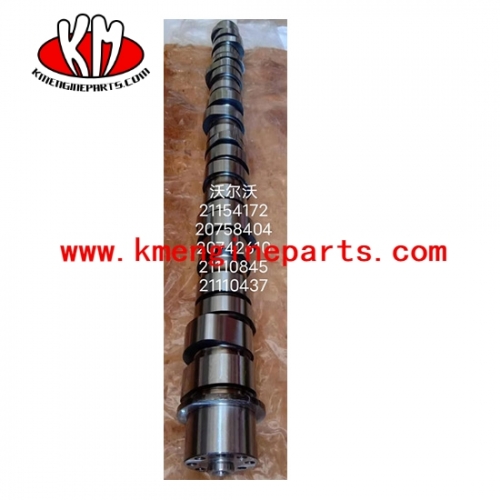 D13 truck spare parts 21154172 20758404 20742610 2110845 2110437 engine camshaft