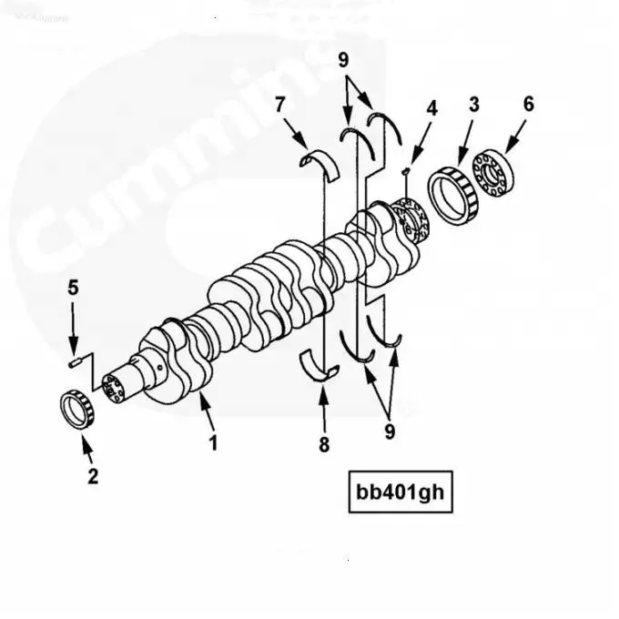 Usa 4095983 4095495 qsk23 engine thrust bearing